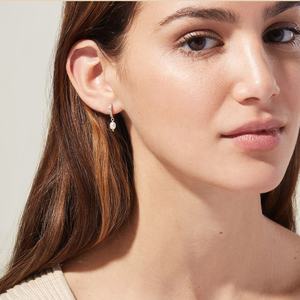 Offre Spéciale bijoux de mode de haute qualité plaqué or 18 carats 925 boucles d'oreilles en argent sterling diamant perle - Product Image 3