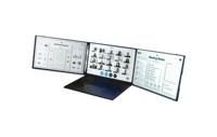 OEM ODM 15.6 pouces écran pliable 360 degrés avec fonction complète Triple moniteur portable extension d'écran pour ordinateur portable