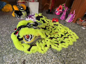 Costume de danse du lion de taille normale fabriqué à la main en usine Funtoys culture chinoise inspirée danse du lion pour deux <span class=keywords><strong>personnes</strong></span> - Product Image 2