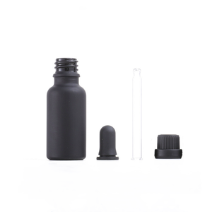Nhà cung cấp mỹ phẩm <span class=keywords><strong>10ml</strong></span> đen nhỏ giọt tinh dầu chai thủy tinh với <span class=keywords><strong>Pipette</strong></span> - Product Image 4