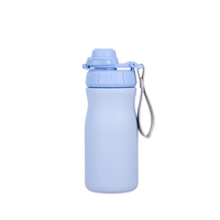 Bouteille d'eau en acier inoxydable à double couche de style enfant, petite capacité, facile à transporter avec un couvercle à vis, bouteille d'eau pour enfants