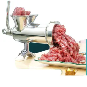 304 stainless steel household No. 10 manual meat grinder hand crank enema machine stir meat filling sausage machine