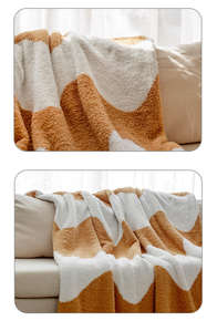 بطانيات رمي عالية الجودة من البوليستر الناعم لعام <span class=keywords><strong>2026</strong></span>، تصميم عصري من الألياف الدقيقة وخيوط الريش للأريكة وديكور المنزل - Product Image 6