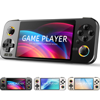 Console de jeu vidéo portable 4,5 pouces avec corps en alliage d'aluminium G36, batterie intégrée 1500 mAh, prise en charge de plus de 23 simulateurs, téléchargement de 30 000 jeux