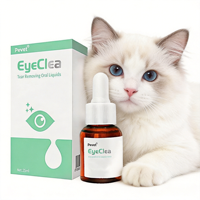 Liquide Nettoyant pour les Yeux des Animaux de Compagnie Pevet de Haute Qualité, Éliminateur de Taches de Larmes pour Chiens et Chats, Vitamines de Soutien Immunitaire, Soins Quotidiens pour Toutes les Races