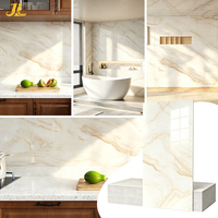 Autocollant mural en PVC imperméable de haute qualité, effet marbre, pour la décoration de la maison et des hôtels, panneau de fond