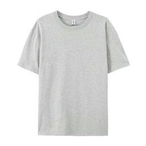 Camiseta Blanca Lisa al por Mayor, Personalizable, 100% Algodón, Impresión de Logotipo para Hombre, Camisetas Lisas Estampadas en Blanco y Negro - Product Image 6