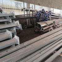 Poste de lámpara octogonal para exteriores, 6m, 7m, 8m, 9m, 10m, 12m, doble brazo, precio de acero galvanizado, Solar poste de luz de calle, poste de lámpara