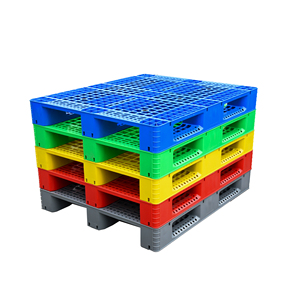 Customized LOGO 3 Runners Euro Stand Size Plastic <strong>Pallet</strong> Steel Available Reinforced Rackble Stackable Plastic <strong>Pallet</strong> - Product Image 5