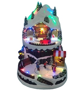 Animated LED Musical Train <strong>Christmas</strong> <strong>Village</strong> House,Polyresin <strong>Christmas</strong> <strong>Village</strong>,<strong>Christmas</strong> Decoration - Product Image 1