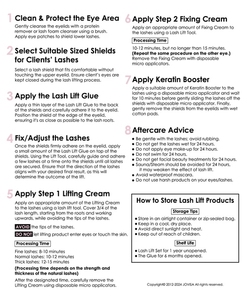 JOVISA Regional Partner Eyelash Lift <b>Kit</b> (Cream & Liquid) Keratin Infused Natural Curl <b>Lashes</b> Temporary Lasting Easy to Use - Product Image 5