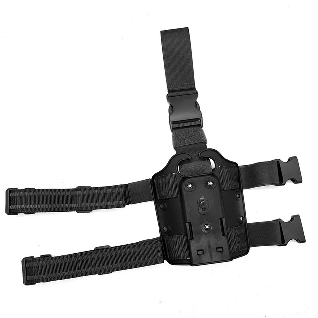 Tactical Leg Holster Platform for G17 G19 M9 P226 Drop Thigh Holster Case Paddle Adapter for Hunting