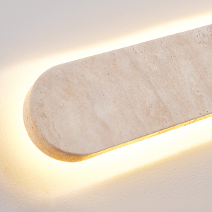 <span class=keywords><strong>Applique</strong></span> <span class=keywords><strong>murale</strong></span> LED en travertin naturel, lumière jaune chaude, lampe <span class=keywords><strong>murale</strong></span> linéaire moderne en pierre <span class=keywords><strong>pour</strong></span> chambre à coucher et salon - Product Image 5