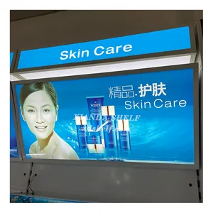 Gratis toko desain produk kecantikan kosmetik perawatan pribadi toko makeup display stand untuk kosmetik
