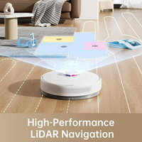 Mesin Pembersih Lantai Karpet Robot 2 in 1 Tangki Air Otomatis Pengisian Daya Sendiri Kontrol Aplikasi Tuya Aspirapolvere Robot Pabrik Oem Cerdas