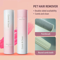 Offre Spéciale Pet Portable Mini Peluche Rouleau Collant Brosse À Cheveux Chat Chien Collant Épilateur