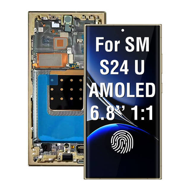 120Hz 6.8inch Screen for Samsung S24U SM-S928 OEM AMOLED Full Szie Display Lcd With Frame Support Fingerprint Not Original Panel