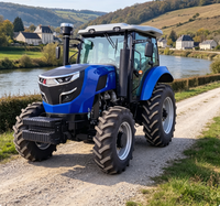 Tracteur agricole robuste, fiable, efficace et polyvalent à quatre roues motrices (4x4) de 100 ch, 90 ch, 80 ch