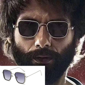 Gafas de Sol Estilo Celebridad, Diseño de Película India, Kabir <span class=keywords><strong>Singh</strong></span> 2019, Montura Cuadrada, Moda Masculina, Gafas de Sol Indias - Product Image 3