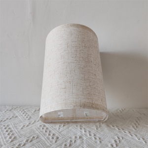 Tùy chỉnh Linen Tường Đèn vải Đèn bóng râm cho phòng khách phòng ngủ hành lang - Product Image 2