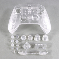 Set Lengkap Cangkang Pengontrol Plastik Transparan untuk Xbox Series S/X Cangkang Gamepad Berwarna dan Tombol Aksesori Game