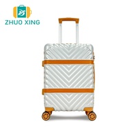 Valise de voyage à roulettes ABS 360° à 4 roues, 3 ensembles modernes, best-seller en gros