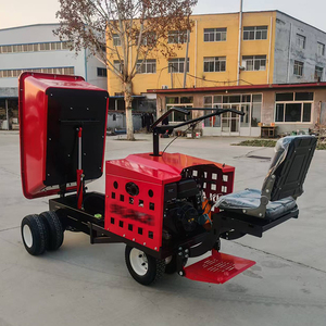 <strong>0.8T</strong> Load <strong>Mini</strong> Dumper with 6 Wheel and Seat Hot Sale Hydraulic Lift Unloading Wheeled Dump Truck - Product Image 3