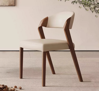 Chaise de salle à manger moderne de qualité supérieure en bois massif avec coussin en tissu et éponge pour hôtels, écoles, cafés, cantines