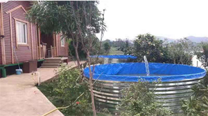 Garnalenvijvers Met Hoge Dichtheid, 1.85 Meter Hoge Gegalvaniseerde Staalplaat Kweekvijvers, Canvas Watertanks, Nieuw Type Visvijvers - Product Image 6