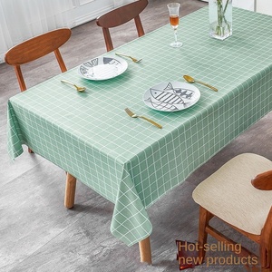 Nhỏ hiện đại PVC vải vòng khăn trải bàn không thấm nước và dầu-proof <span class=keywords><strong>50</strong></span> mét cổ phiếu bán buôn dệt kỹ thuật - Product Image 5