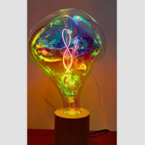 Bombilla de Vidrio Recubierto de Color Marrón, Bombilla de Colores Vivos, Mundo Submarino, Fantásticas Luces Decorativas, Bombilla de Vidrio Artístico - Product Image 3