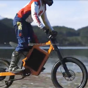 Popular bicicleta de Cross eléctrica Saili SLC20 72V 5000W con comodidad de sillín de motocicleta - Product Image 5