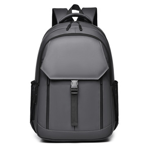 Laptop <b>Backpack</b> 15 Inches <b>Large</b> Capacity Minimalist Design For Travel Business Commute Solid Color Neutral Gender - Product Image 5