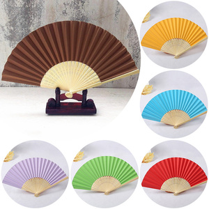Impreso personalizado plegable ventilador plegable de <span class=keywords><strong>papel</strong></span> de bambú VENTILADOR DE LA MANO - Product Image 6