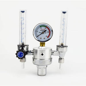 Medidor de Flujo de Doble Tubo para Gas Argón, Regulador de Presión para Máquina de Soldadura TIG/MIG, Reductor de Presión de CO2, Medidor de Flujo de Gas Argón - Product Image 1