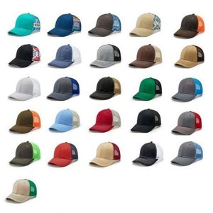 Casquette Snapback Unisexe 6 Panneaux Unie et Vierge, 30 Couleurs en Stock, Casquette Trucker Richardson 112 pour Homme avec Maille – Vente en Gros - Product Image 3