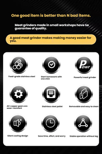Nouvelle hacheuse à viande électrique commerciale <span class=keywords><strong>VOKA</strong></span> haute capacité 300 kg/h en acier inoxydable avec 1 an de garantie pour utilisation en restaurant - Product Image 4