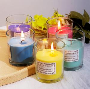 Home Duft Dekor Rauchfreie Aroma therapie Duft kerzen Kleine natürliche Soja Wachs Kerze von Ingwer Blume Jasmin Flieder Rose - Product Image 6