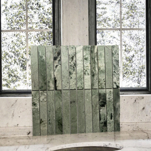 Mosaico de Mármol Verde Natural Pulido para Decoración de Paredes y Pisos en Baños, Cocinas, Villas y Hoteles - Product Image 2