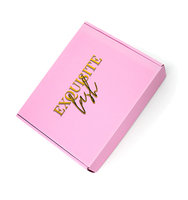 Boîtes à bijoux élégantes en papier avec logo, emballage lavande, boîte cadeau personnalisée avec logo, boîte d'expédition en carton 25x13, boîte d'expédition postale