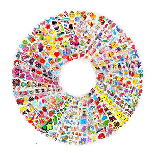 Thiết Kế Mới 3D Phim Hoạt Hình Dán Tùy Chỉnh Trẻ Em DIY Trang Trí Dính Trẻ Em Kawaii Bán Hàng Tự Động Sticker Trẻ Em 3D Phim Hoạt Hình Puffy Sticker - Product Image 1