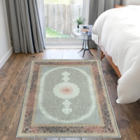 Tapis en chenille 3D antidérapant de style vintage persan, tapis imprimé 3D, tapis pas cher pour salon et chambre à coucher