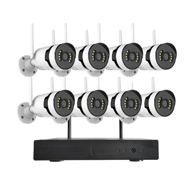 2MP 4CH AHD CMOS Home Security Camera DVR System with Night Vision Cloud Storage Indoor/Outdoor Surveillance