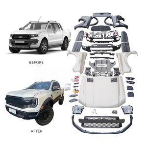 Kit de Carrocería Tuning, Accesorios para Coche, Parachoques, Faro, Guardabarros para <span class=keywords><strong>Ford</strong></span> <span class=keywords><strong>Ranger</strong></span> 2012-2021 T6 T7 T8, Actualización a <span class=keywords><strong>Ranger</strong></span> <span class=keywords><strong>Raptor</strong></span> <span class=keywords><strong>2022</strong></span> T9 - Product Image 1