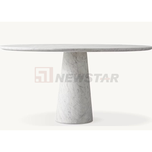 Modern Fashion Hot Sale Natural Stone Travertine <strong>Dining</strong> <strong>Tables</strong> Custom Kitchen Desk Luxury Home Yellow Marble <strong>Dining</strong> <strong>Table</strong> - Product Image 4