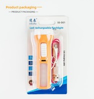 Lampe torche LED rechargeable, batterie au lithium intégrée, lumière latérale COB, mini torche portable, choix de cadeau pour les situations d'urgence et le camping