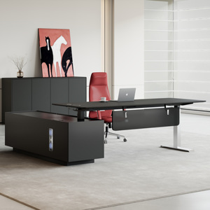 Escritorio Ejecutivo Moderno de Lujo para CEO, Escritorio Grande para Gerente, Escritorio de Computadora de Alta Gama, Muebles de Oficina con Cajonera - Product Image 1