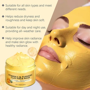 Mascarilla Facial de Arcilla con Vitamina C y Cúrcuma para Limpieza Profunda, 120g, Venta al Por Mayor - Product Image 6
