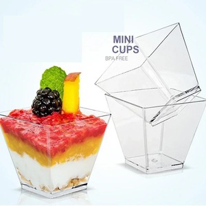 Vasos Transparentes en Forma de Escalera, Vasos para Postre, Fiesta, Cumpleaños, Cocina, Repostería, Fruta, Helado, Contenedor de Alimentos de Plástico - Product Image 6