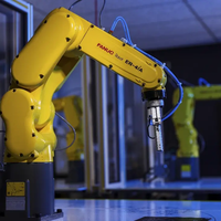 Robot Fanuc LR Mate 200iD/ER-4iA, bras robotisé à 6 axes, portée de 550 mm, assemblage, distribution, manutention de matériaux, bras robotisé CNC Fanuc, prix